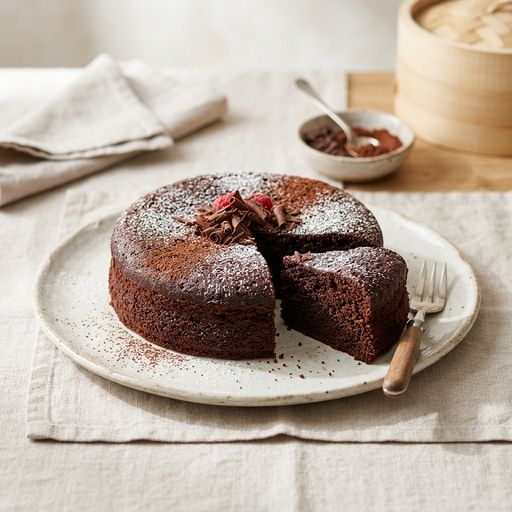 Gâteau à la vapeur au chocolat