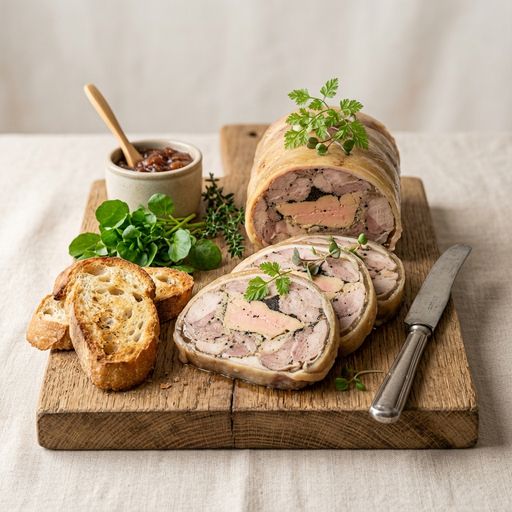 Galantine with foie gras, Nouvelle-Aquitaine region