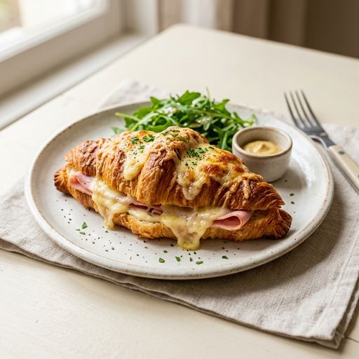 Ham and Comté Croque Croissant