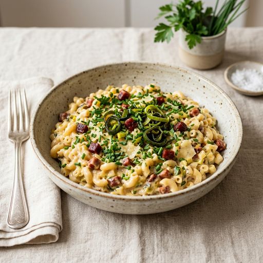 Chorizo and leek coquillotto by Laurent Mariotte