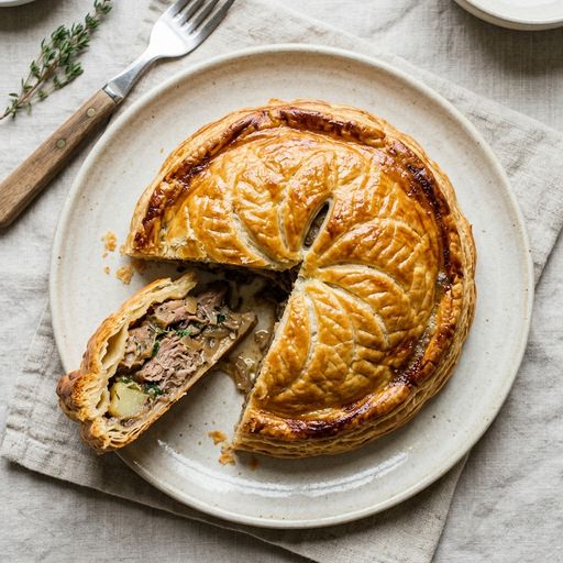 Tourte de confit de canard par Laurent Mariotte