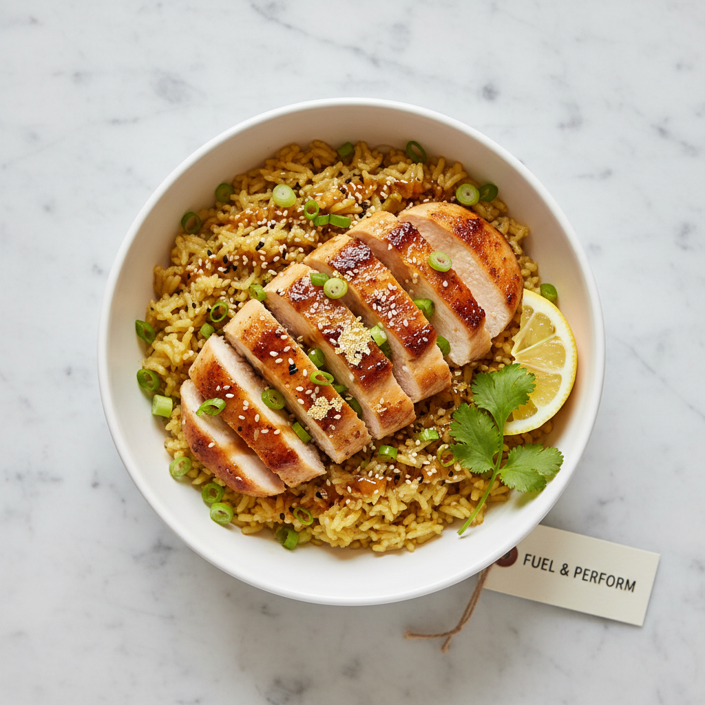 Golden Glycogen Rice Bowl