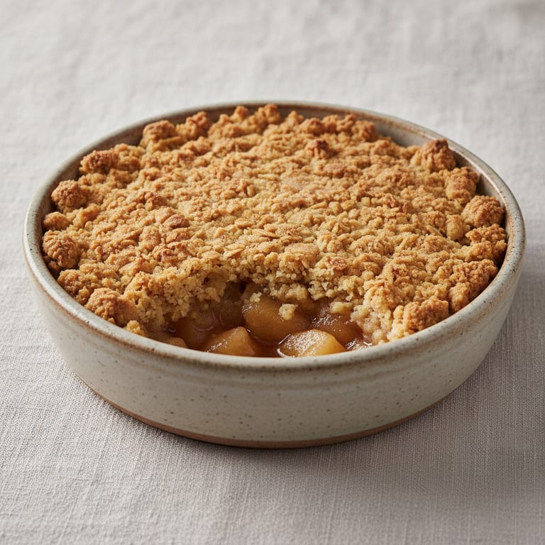 Le crumble aux pommes du Chat qui Tousse