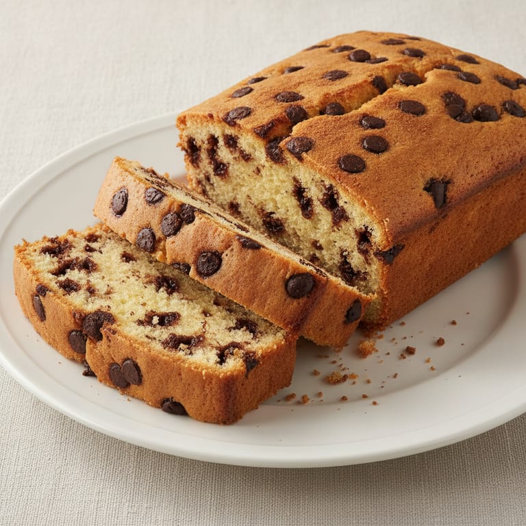 Quatre-quarts aux pépites de chocolat et à la cannelle