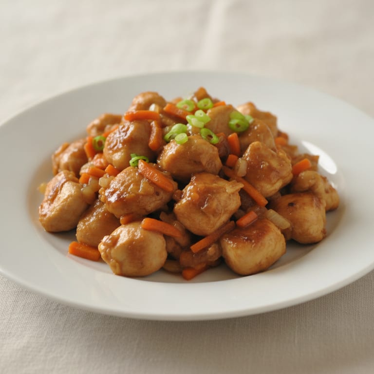 Sauté de poulet sauce soja