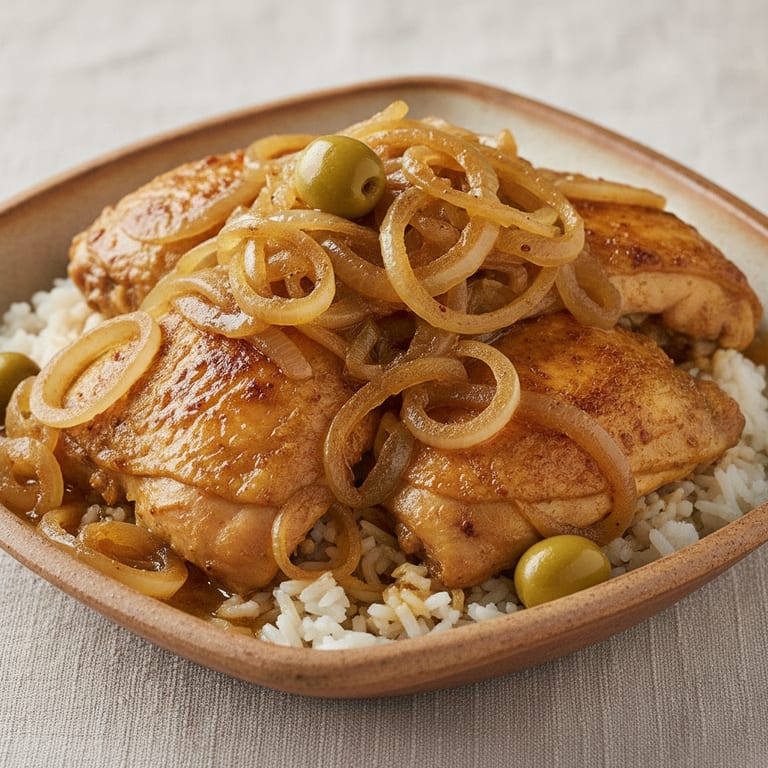 Yassa au poulet (Sénégal)