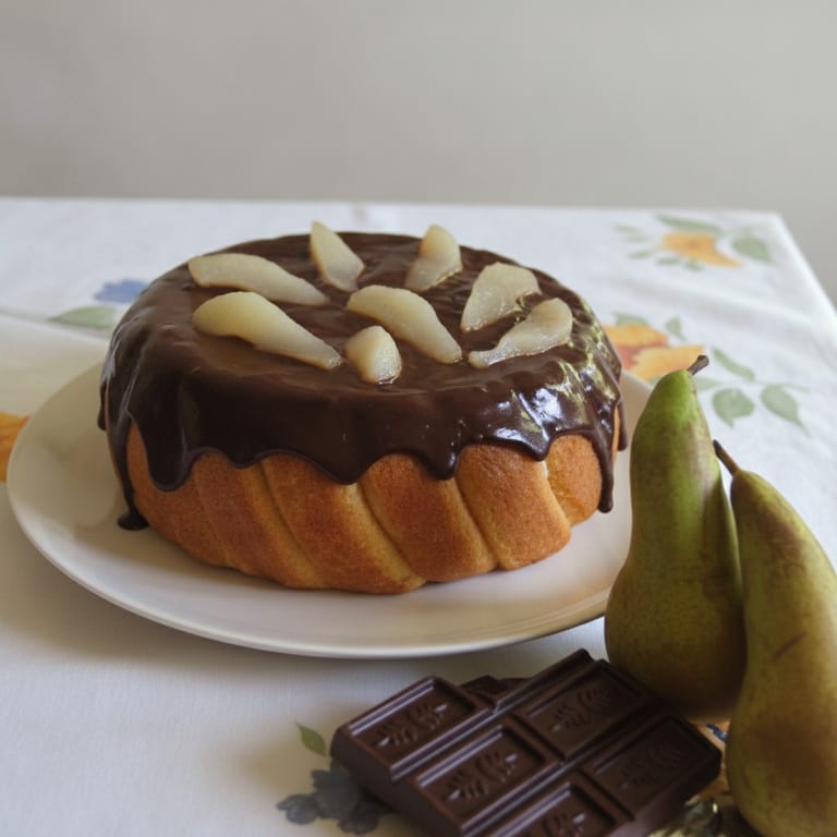 Charlotte choco-poires