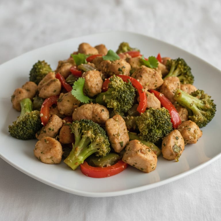 Oriental-style turkey stir-fry with broccoli