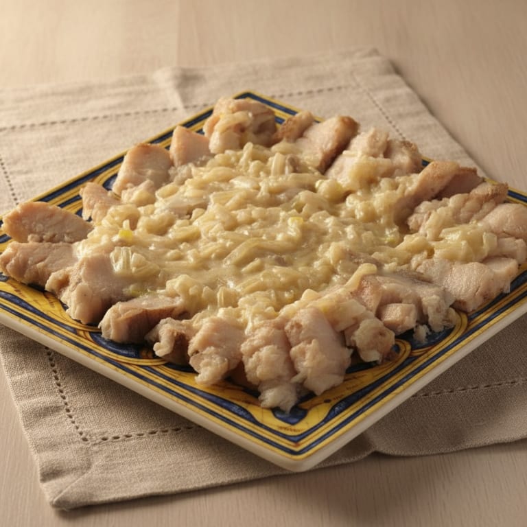 Lotte au miel et au vinaigre de cidre