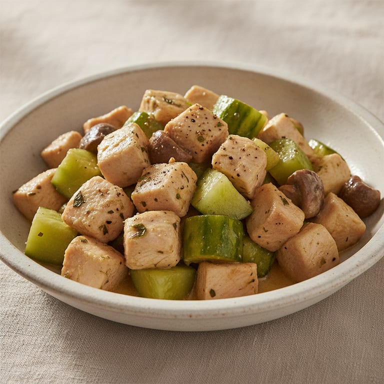 Poulet au concombre