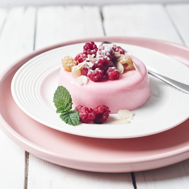 Mousse aux framboises