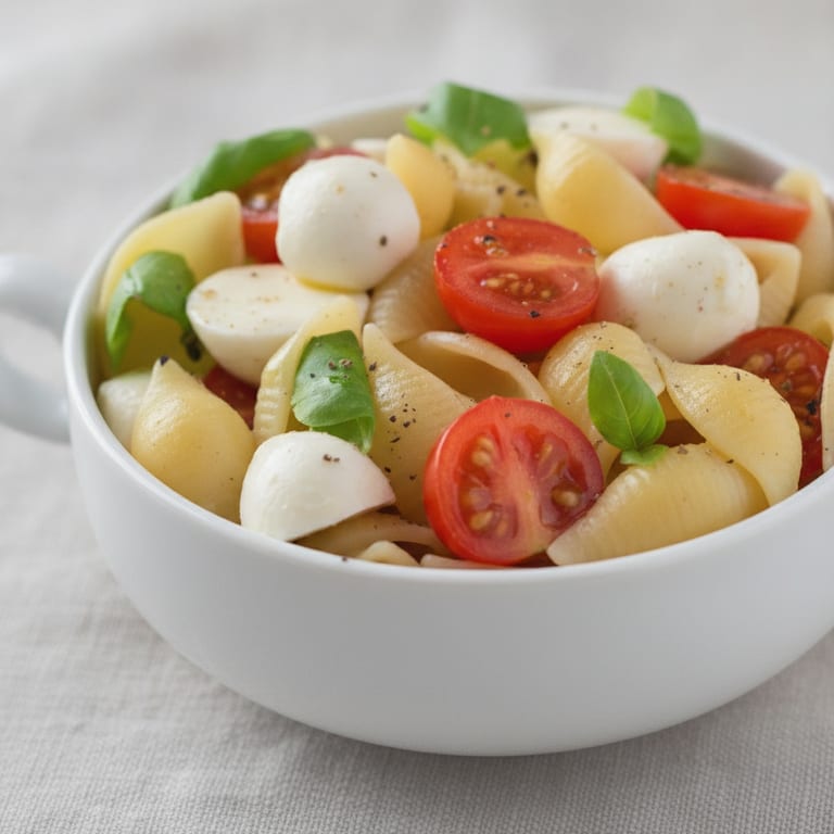 Salade de pâtes au basilic