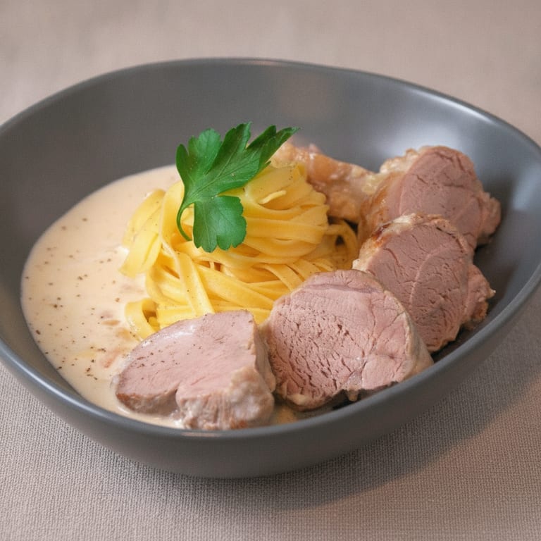 Filet mignon de porc au Maroilles