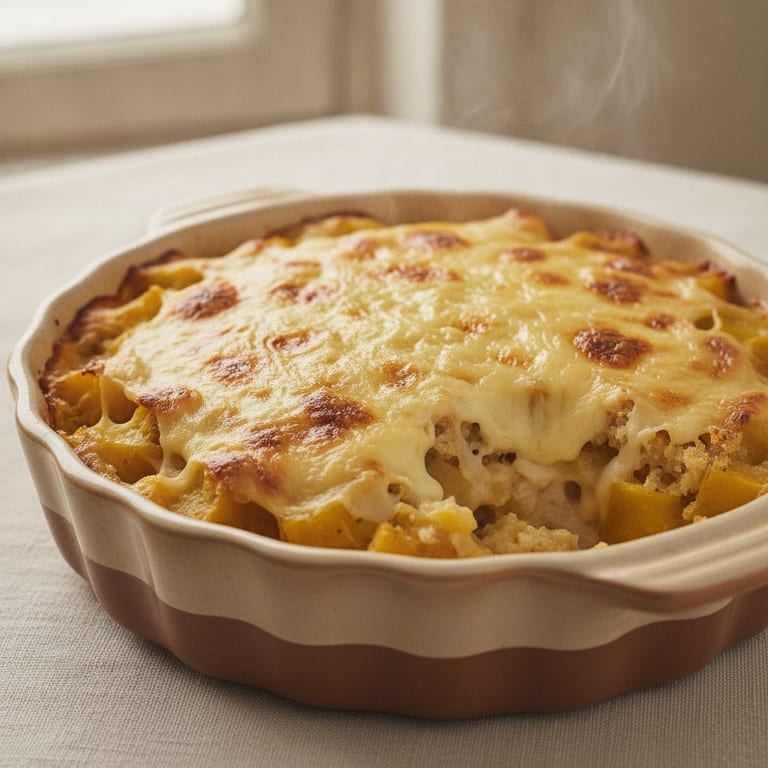 Pattypan Squash Gratin