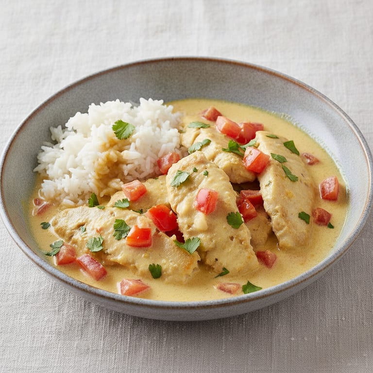 Fish in coconut milk