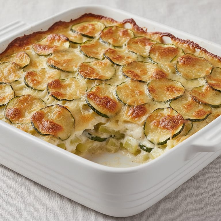 Courgettes au gratin