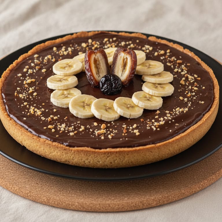 Tarte chocolat banane facile