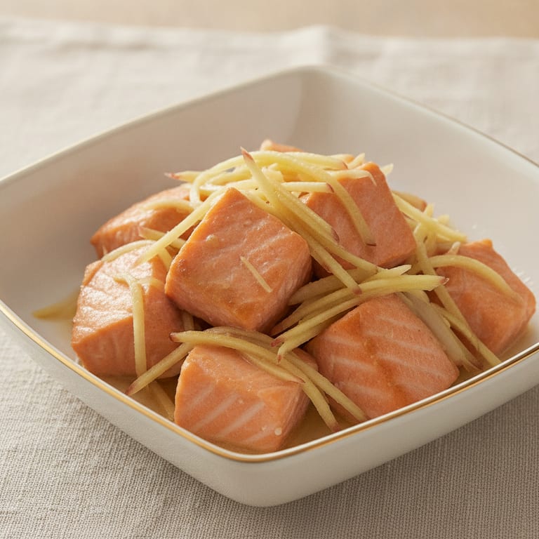 Ginger Salmon Stir-fry