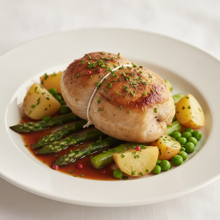 Paupiettes de veau flambées au Cognac