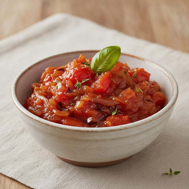 Confiture d'oignons et tomates