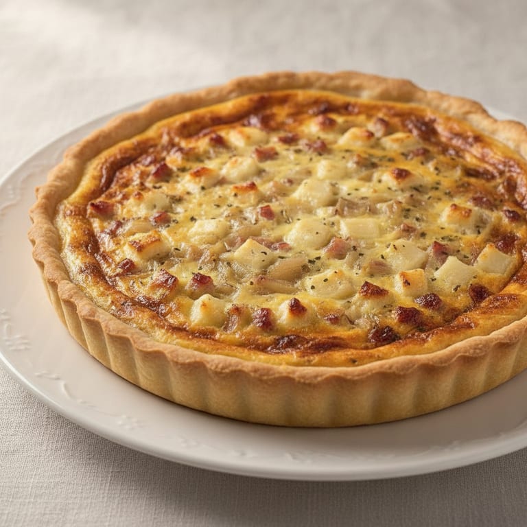 Quiche au comté et aux oignons