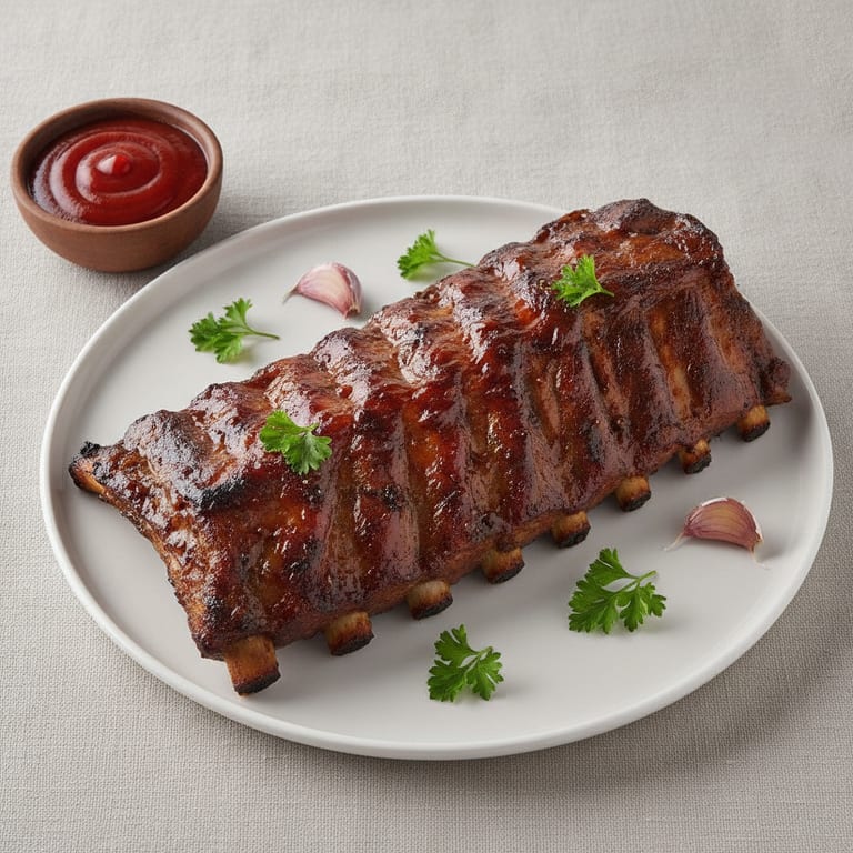 Travers de porc caramélisés