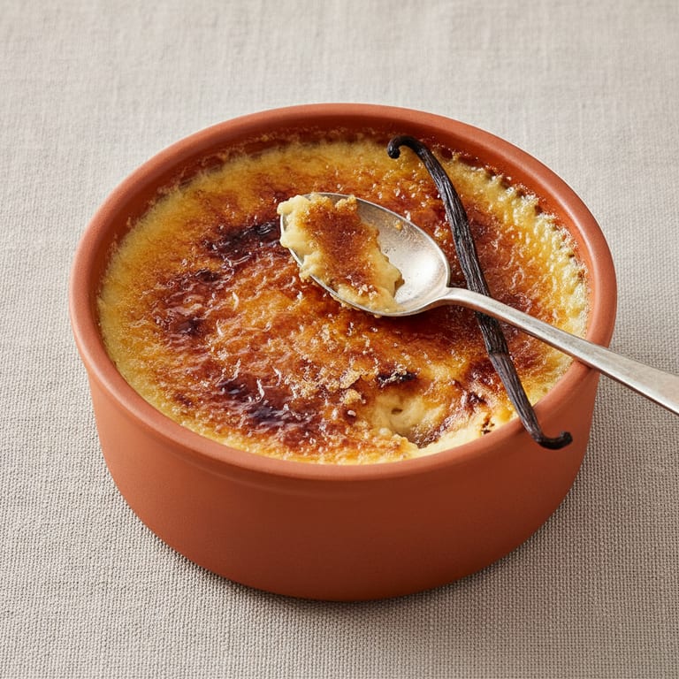 Crème brûlée à la vanille