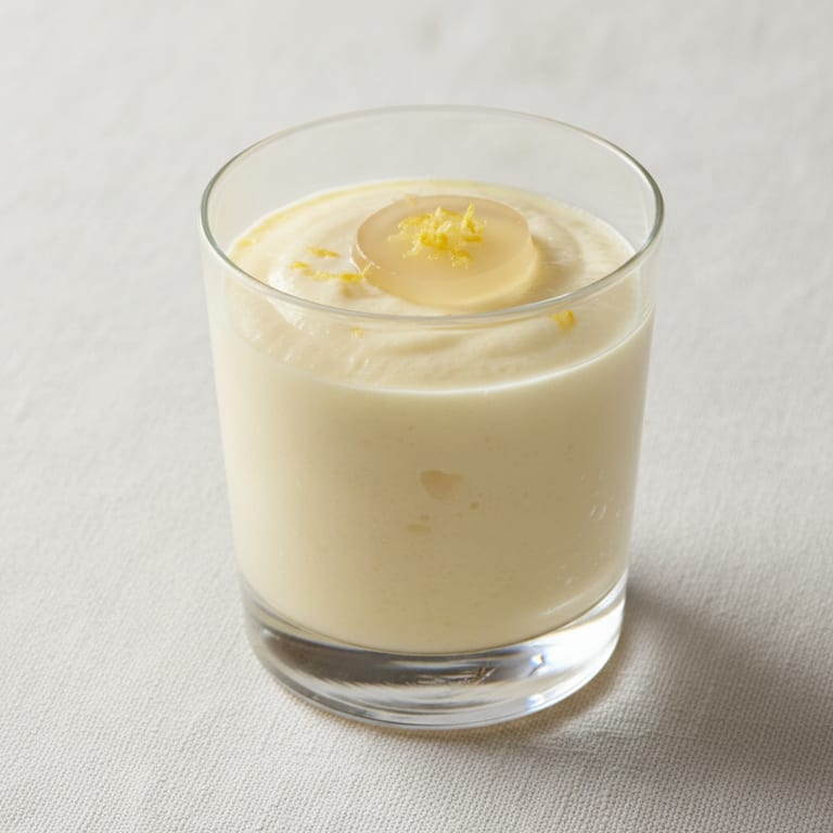 Mousse au citron avec gélatine