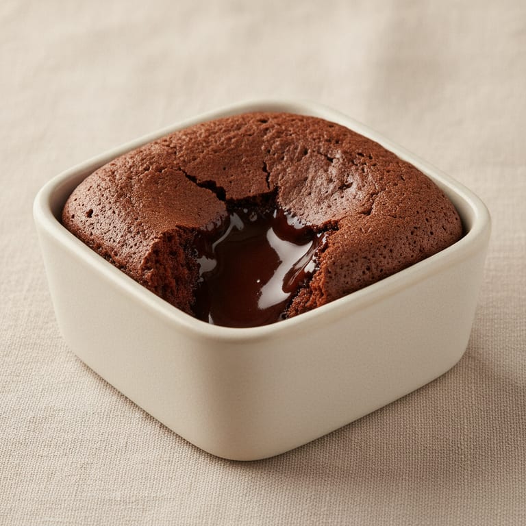 Ramequins au chocolat aux coeurs fondants