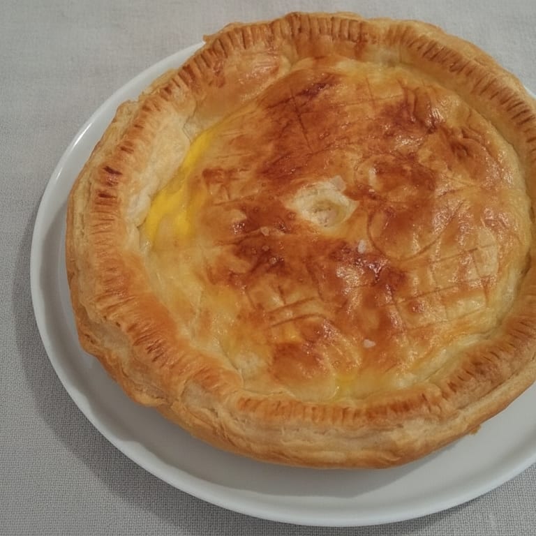 Tourte au saumon frais