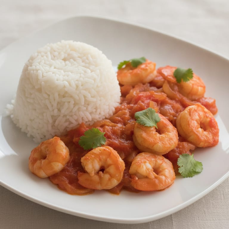 Curry de crevettes
