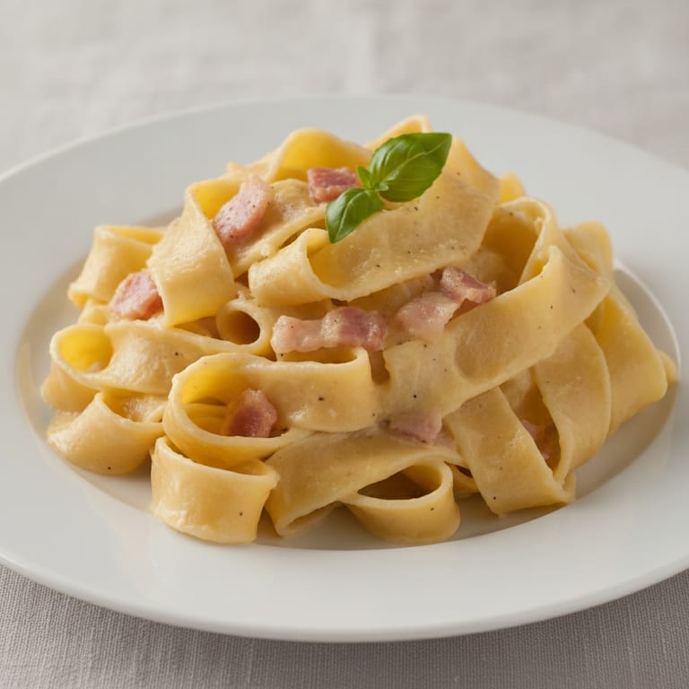 Tagliatelles carbonara 'spéciales'
