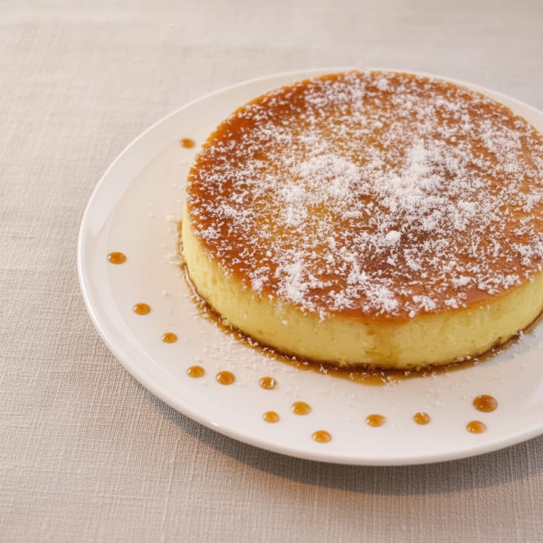 Flan onctueux à la noix de coco