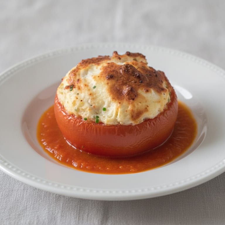 Tomates soufflées à la ricotta