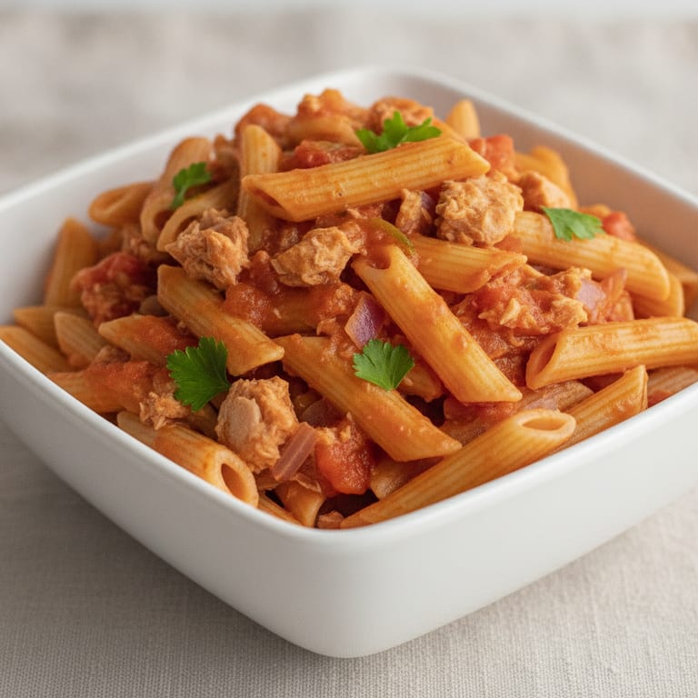Pâtes au thon et à la tomate