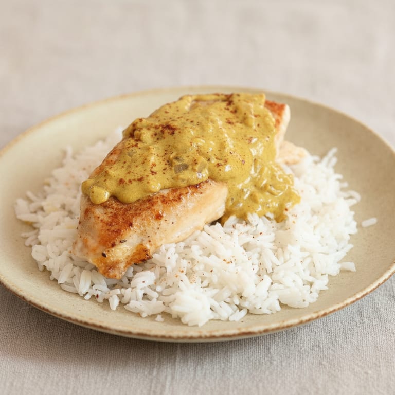 Escalope de dinde au curry