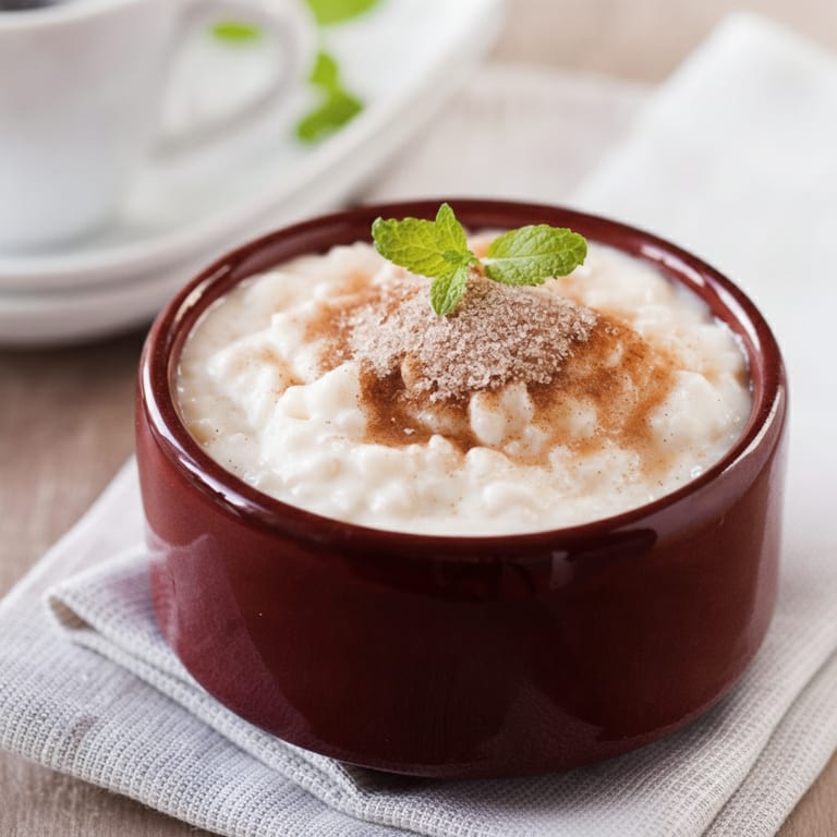 Riz au lait cuit au four