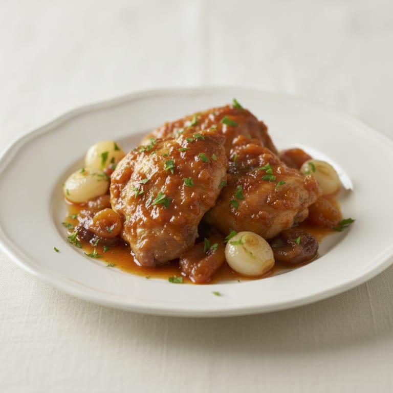 Lapin rôti à l'aigre-doux
