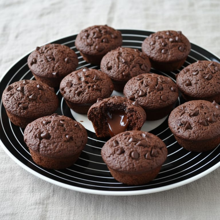 Muffins surprises au chocolat