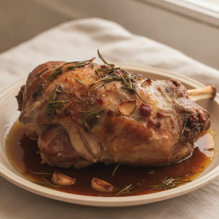 Epaule d'agneau au romarin