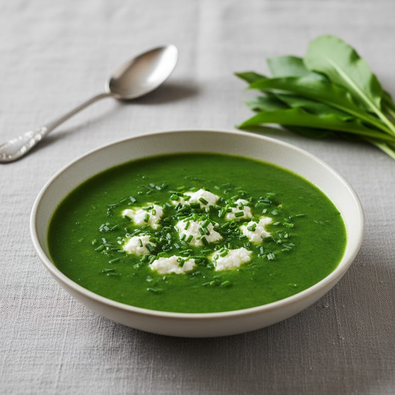 Soupe à l'ail d'ours