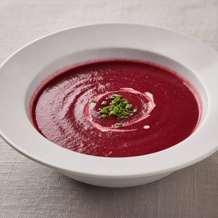 Velouté chaud de betteraves