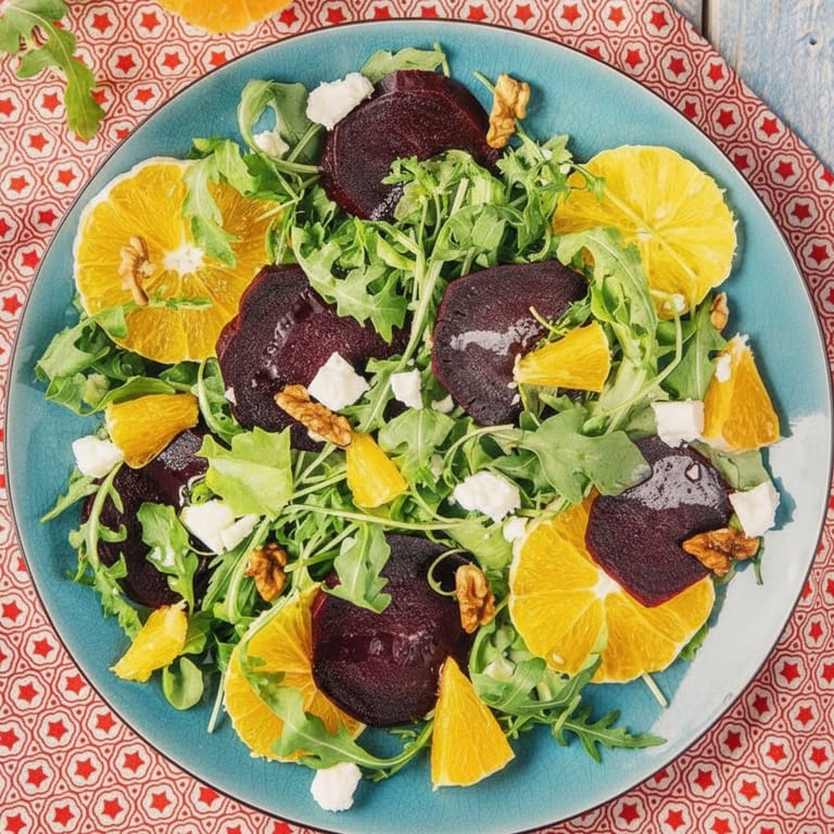 Oriental-style beetroot salad