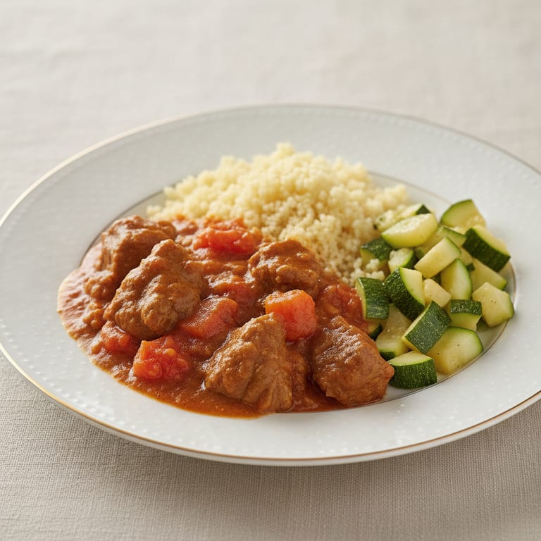 Curry d'agneau rapide