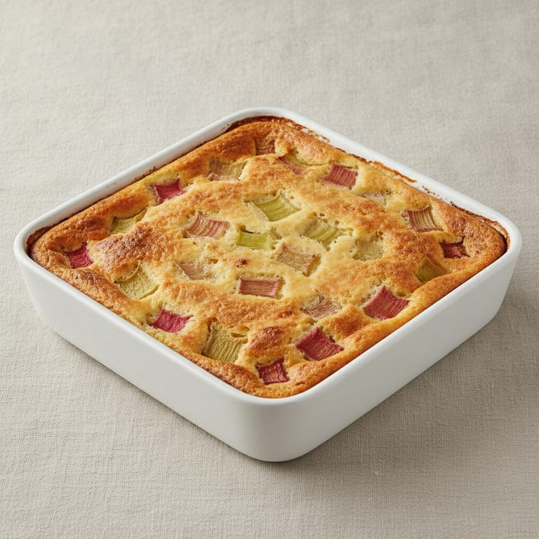 Rhubarb Clafoutis