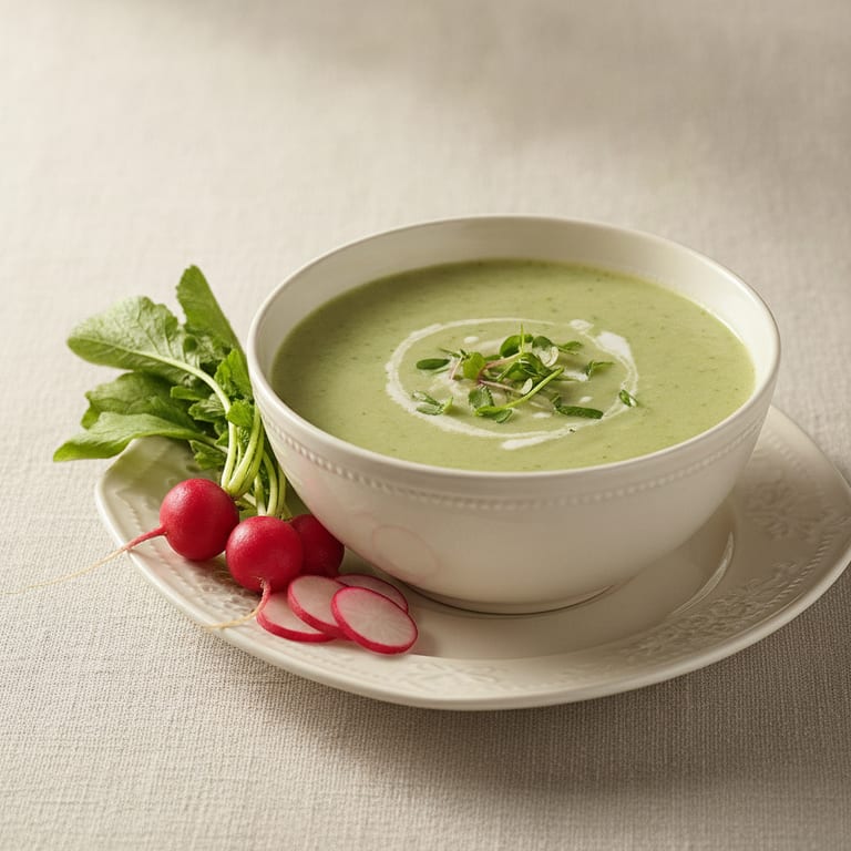 Radish Greens Velouté