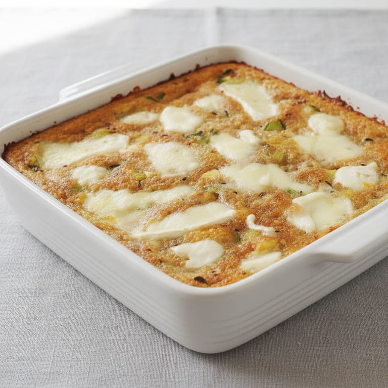 Gratin de quinoa chèvre et courgettes