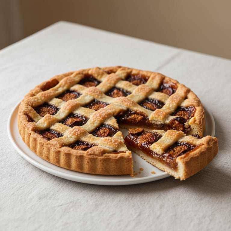 Crostata à la confiture de figues