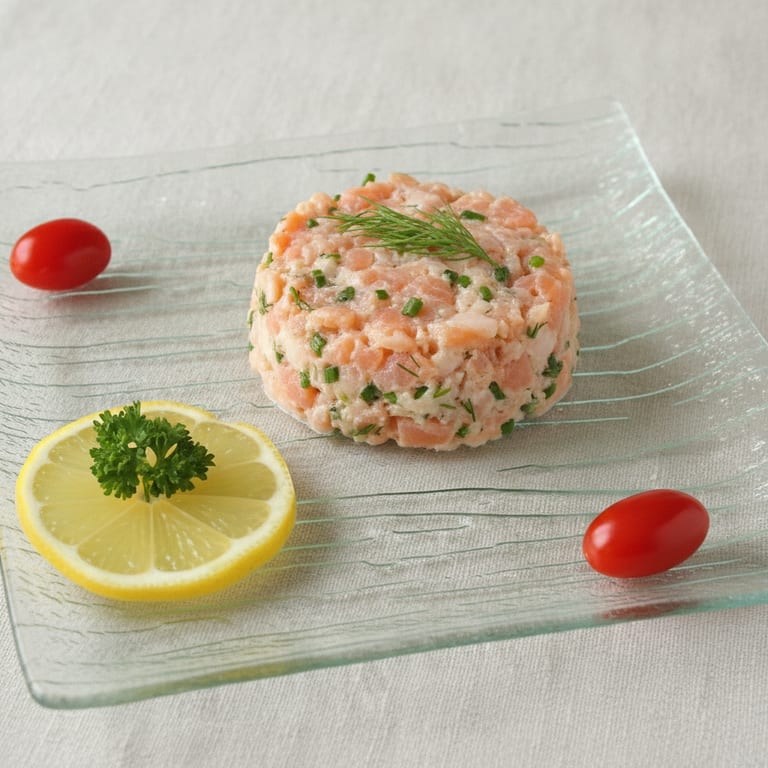 Tartare aux deux saumons