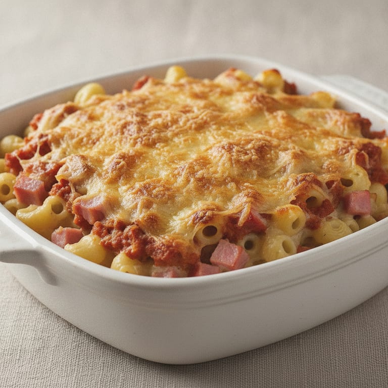 Pâtes au jambon